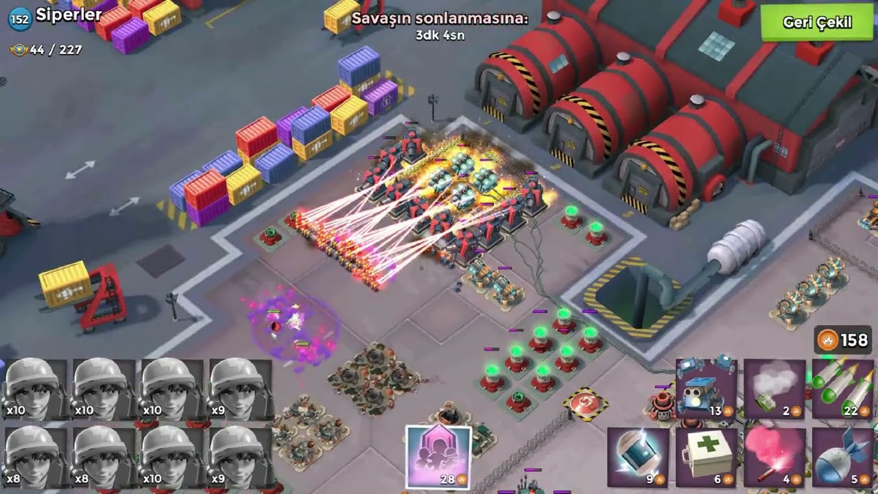 Boom Beach - Outworks  - Laser Ranger - SOLO 👀