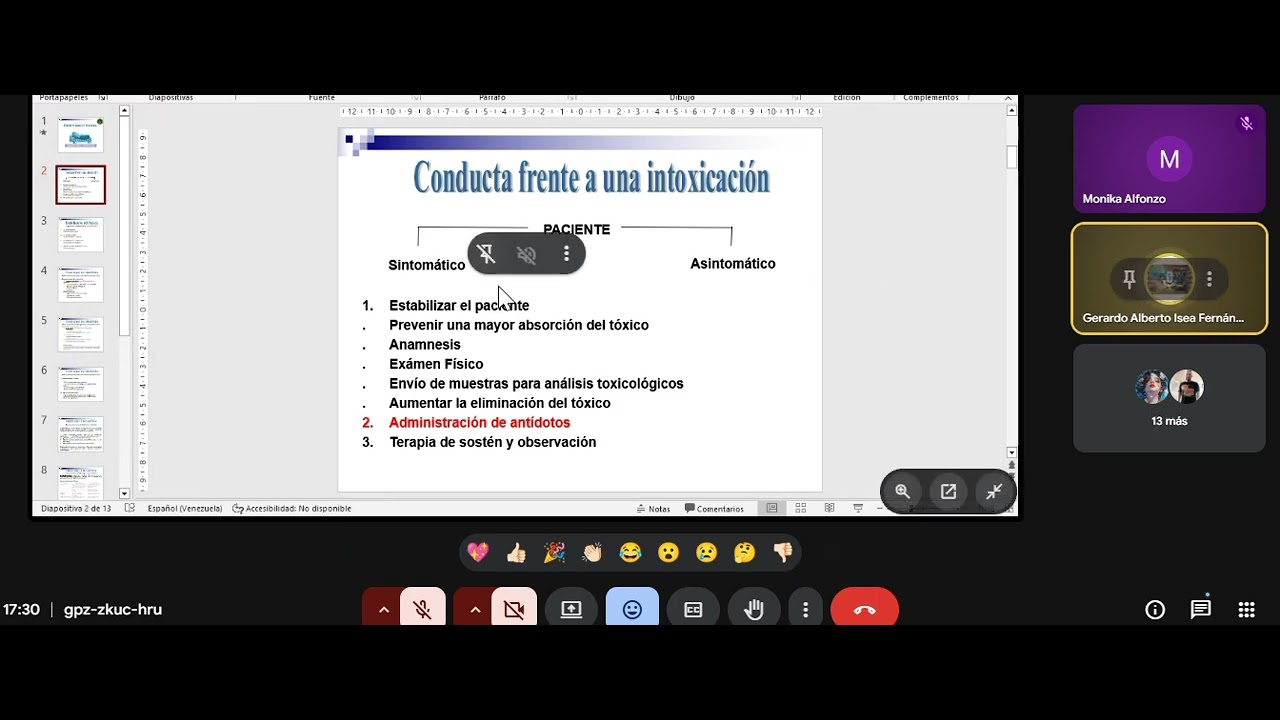 Farmacologia: Intoxicaciones