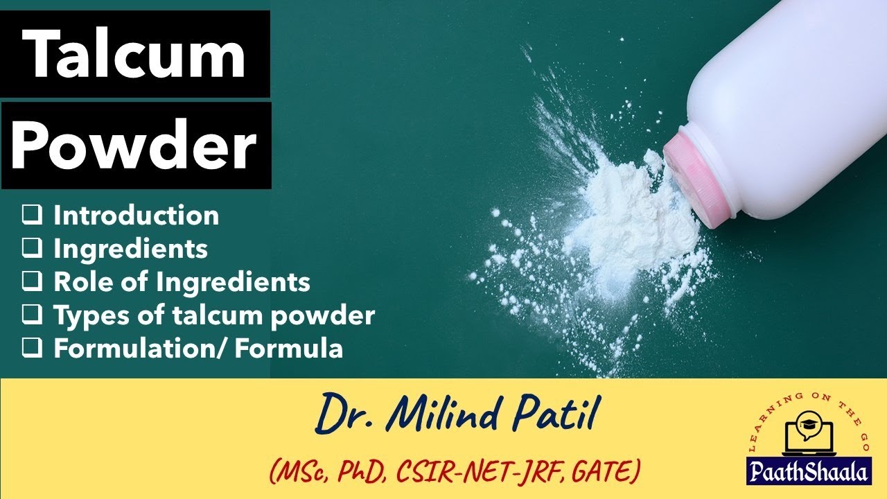 Chemistry of Talcum Powder || Chemistry of Cosmetics || UG PaathShaala #talc