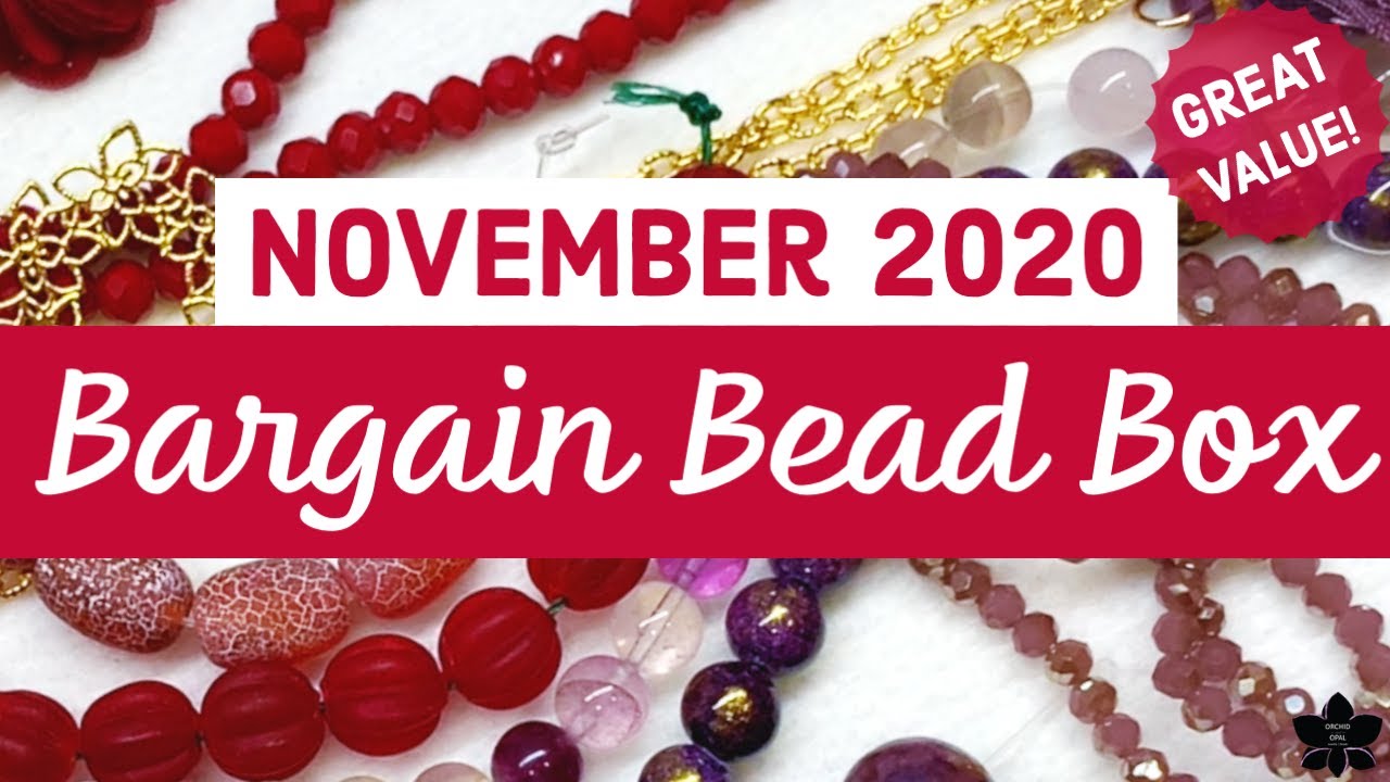 Bargain Bead Box Monthly Subscription Unboxing | Nov. 2020