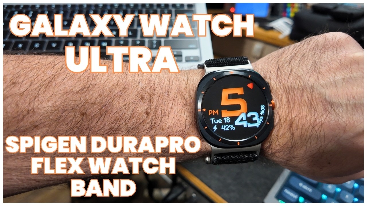 Spigen DuraPro Flex Watch Band is a GAMECHANGER for Galaxy Watch Ultra