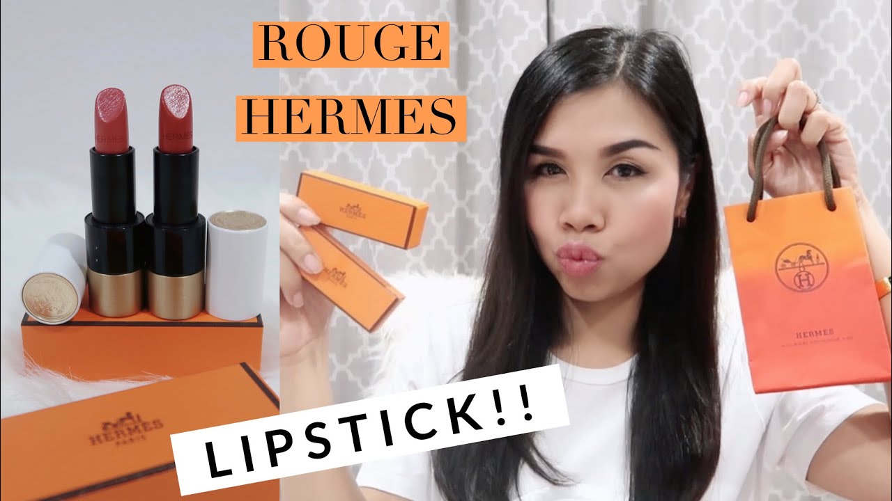 รีวิว Hermes Lipstick สีที่ใช้ได้ทุกวัน/สาวผิวแทนก็รอดจ้า!   Pammie E
