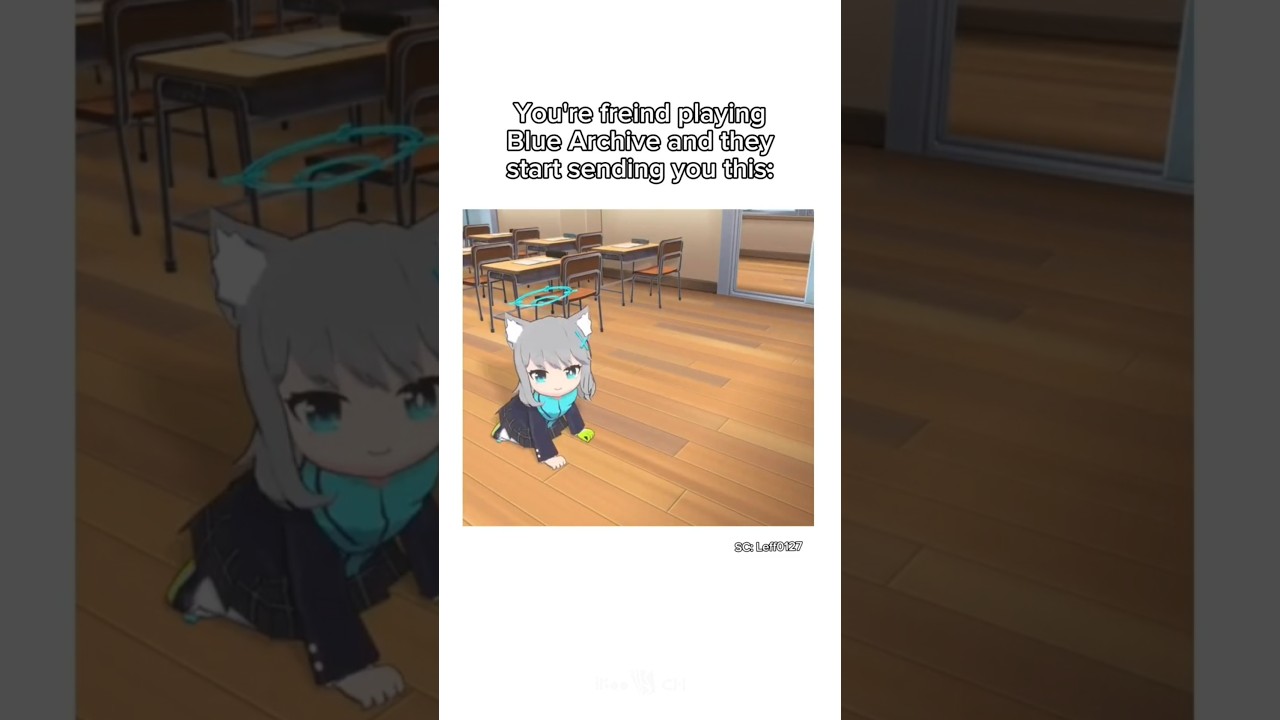 New sensei interaction😭😭 #bluearchiveglobal #bluearchive