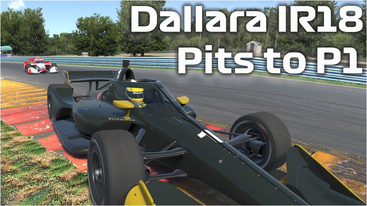 PITS to P1 with a broken car ! INDYCAR at Watkins Glen - iRacing