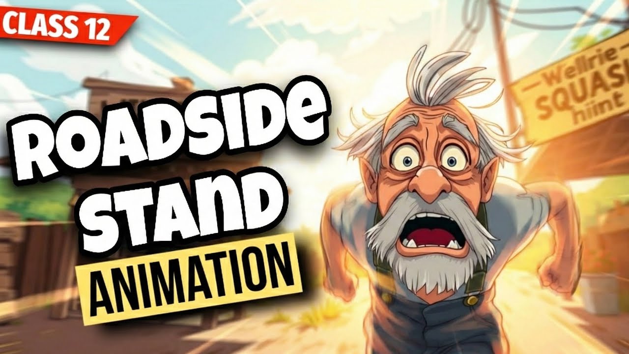 A Roadside Stand Class 12 | Animated Summary & Explanation | Robert Frost