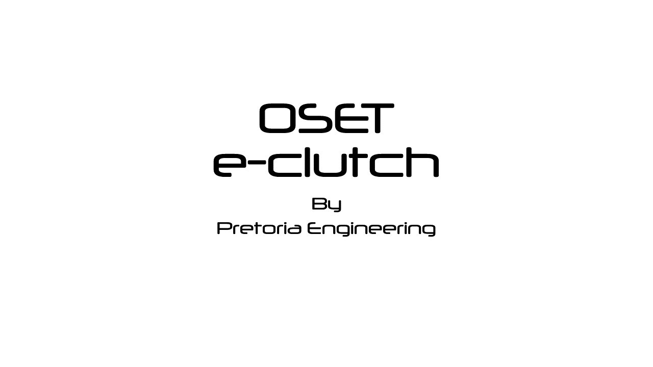 Clutch for OSET Electric Trials Motorcycle