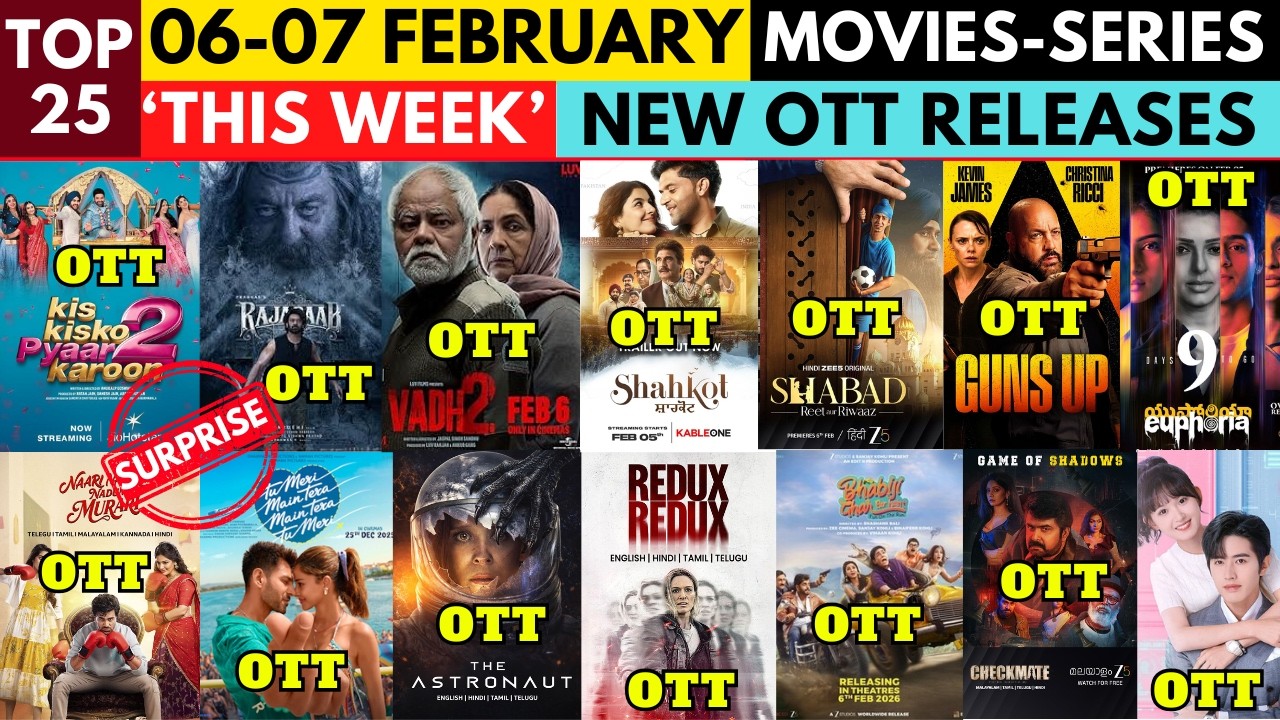 OTT Release Movies This Week I Surprise New Movies on OTT I New on Netflix I New on Prime Video