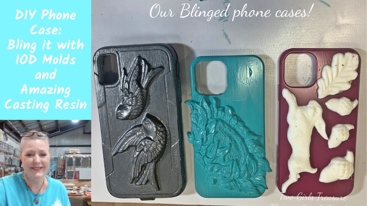 DIY Phone Case: Bling with IOD Moulds & Resin