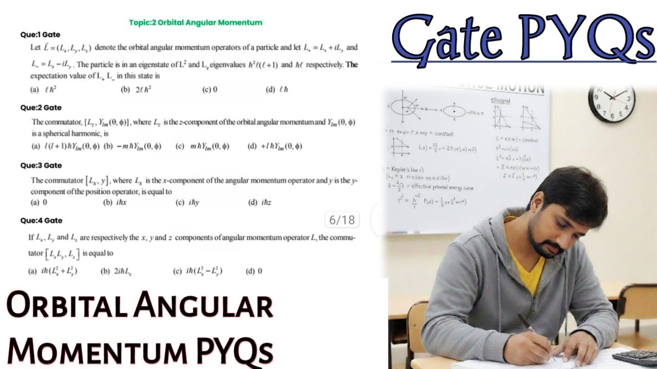Angular Momentum Important Gate Jest Questions|Topic 2 Assignment QM 3
