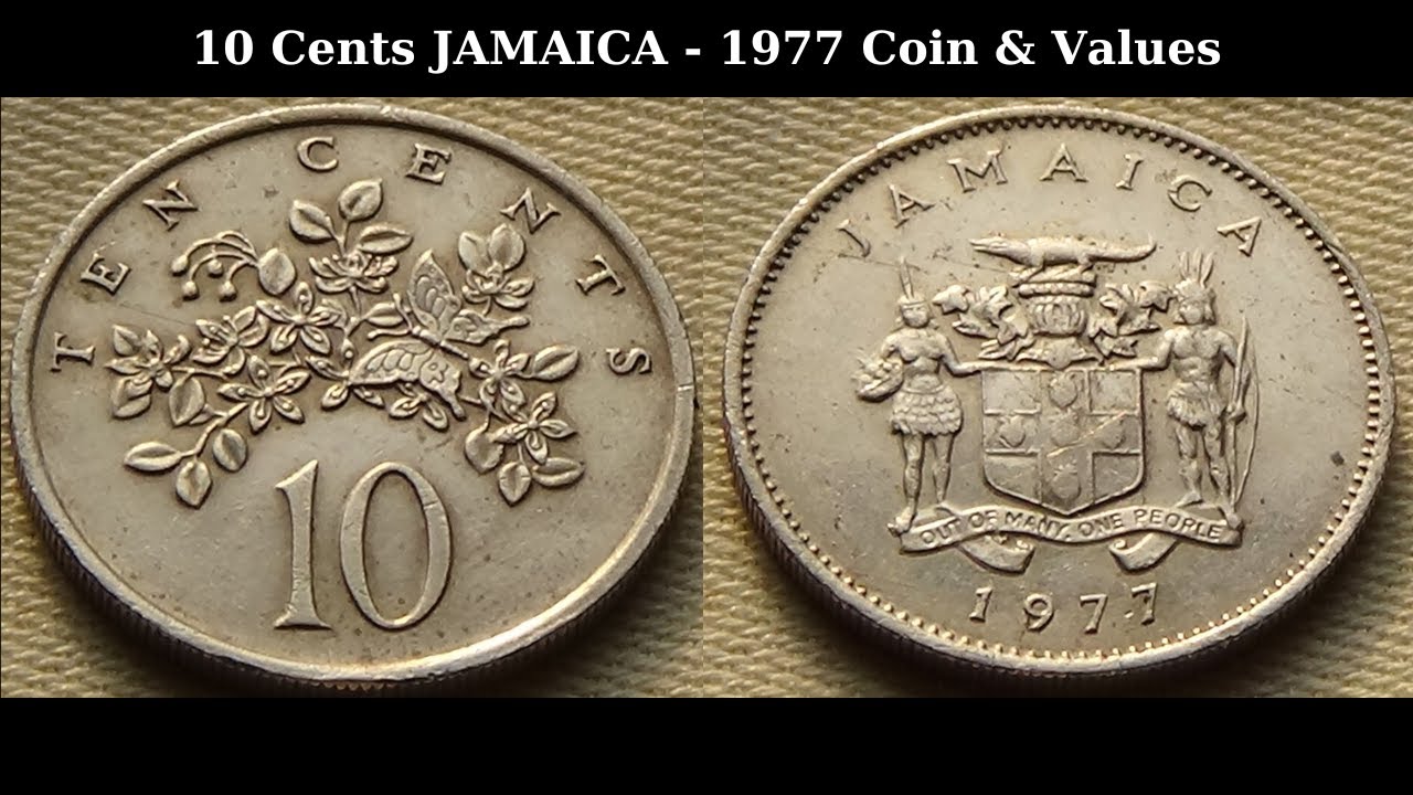 10 Cents JAMAICA - 1977 Coin & Values