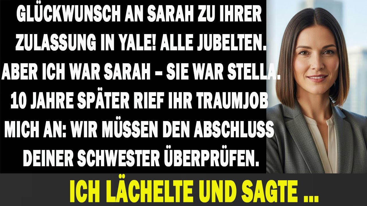 Meine Zwillingsschwester stahl mein Vollstipendium – doch ich hatte die Quittungen