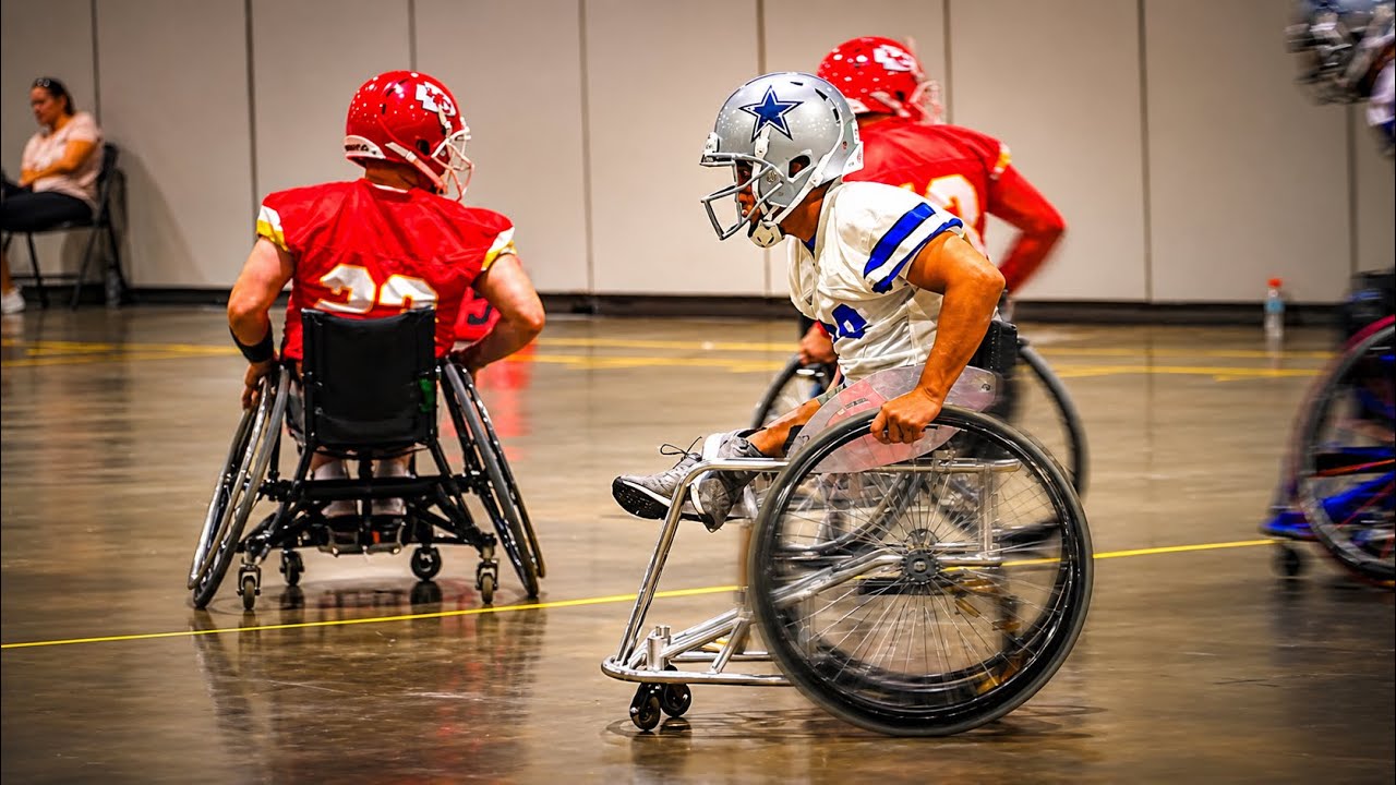 My First Wheelchair Football Game!