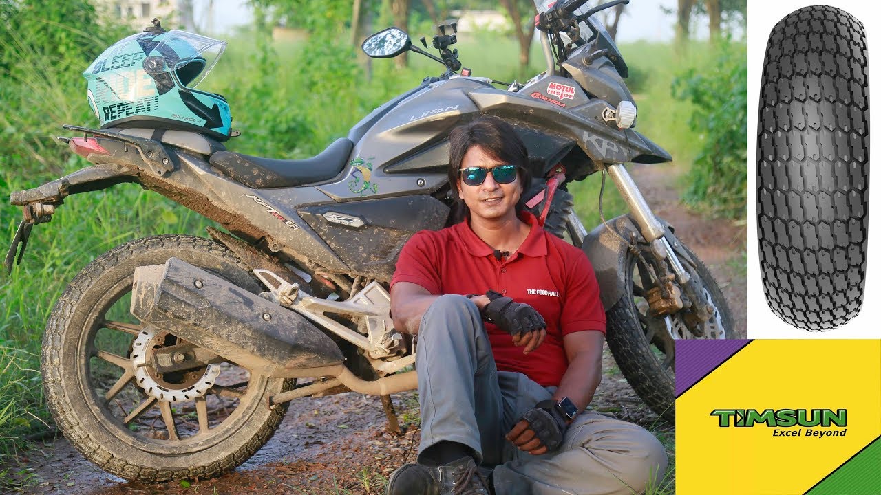 TIMSUN TYRE TEST RIDE BANGLA REVIEW TYRE BREAK IN PERIOD MOTOBLOGGER  lifan kpt