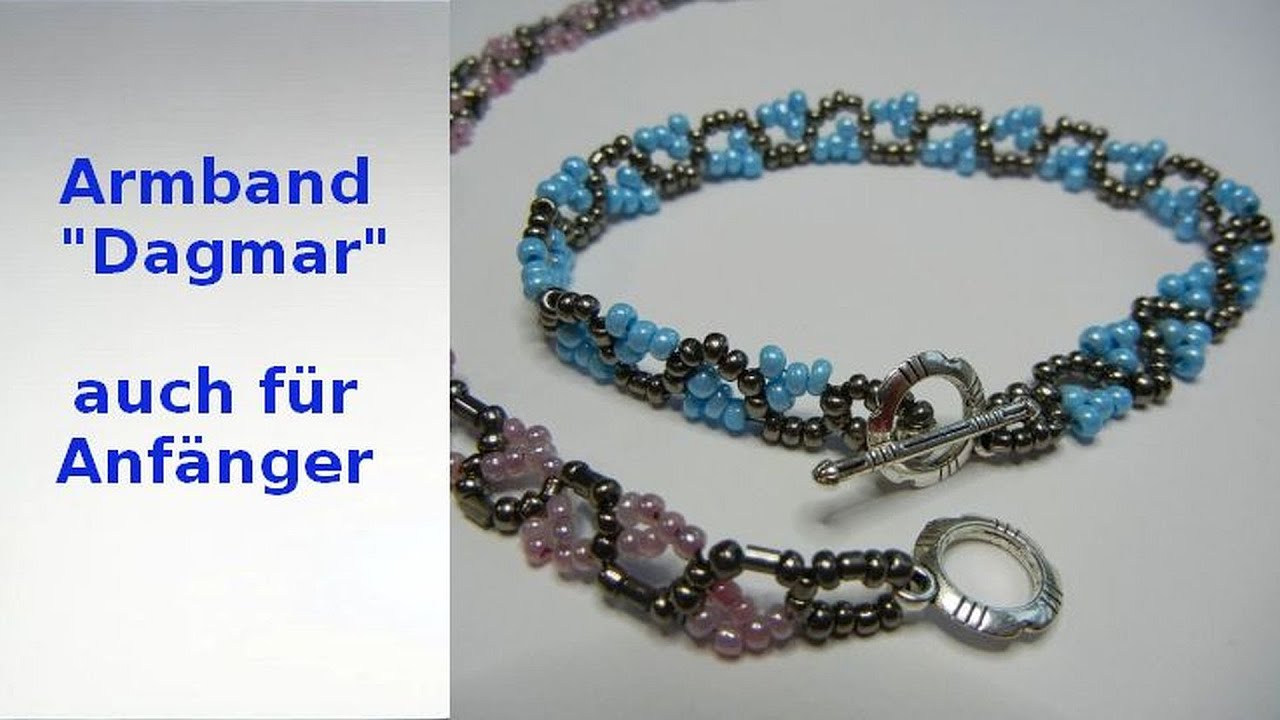 easy beaded bracelet Perlen Armband Anfänger