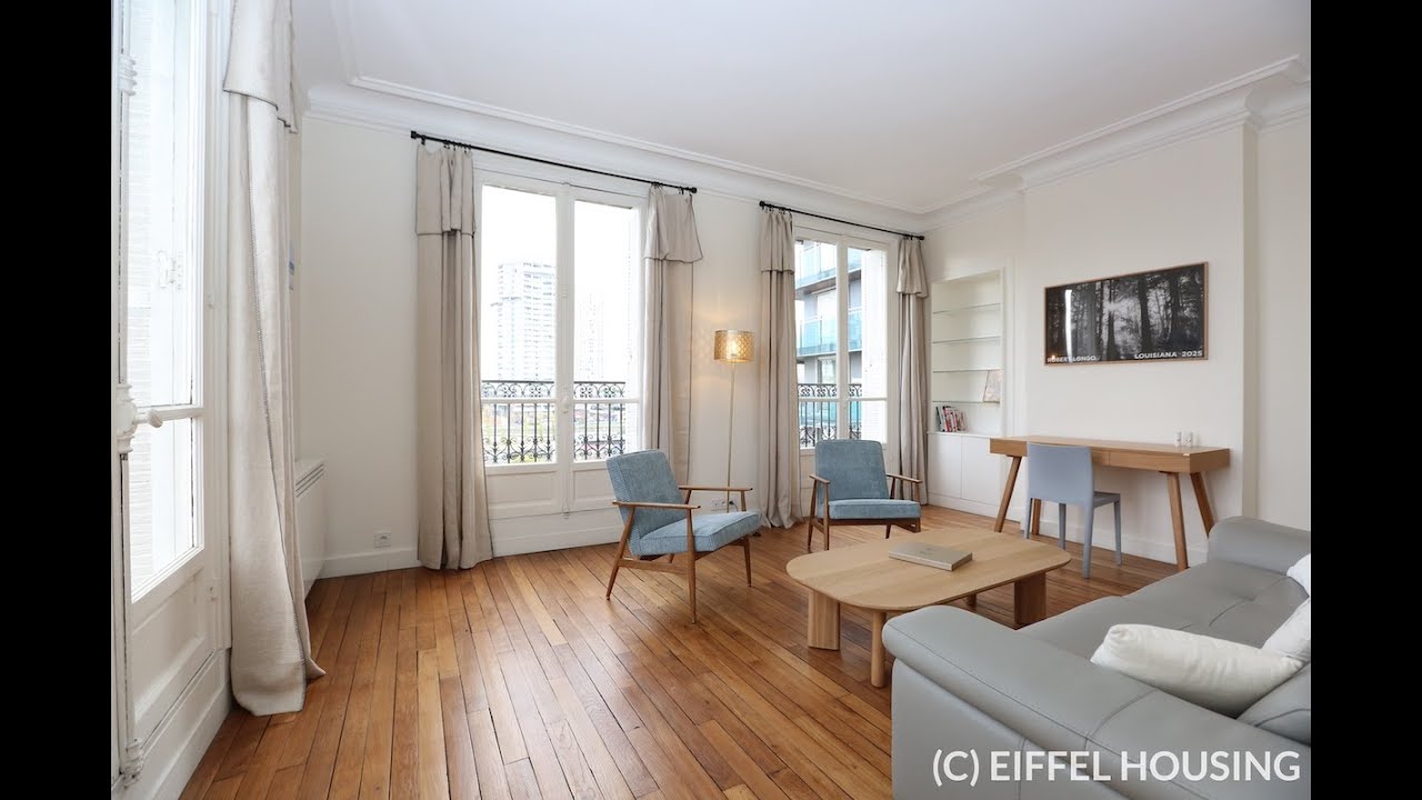 Rue Maurice Bourdet - Paris 16 - 85 sqm - 2BR - furnished