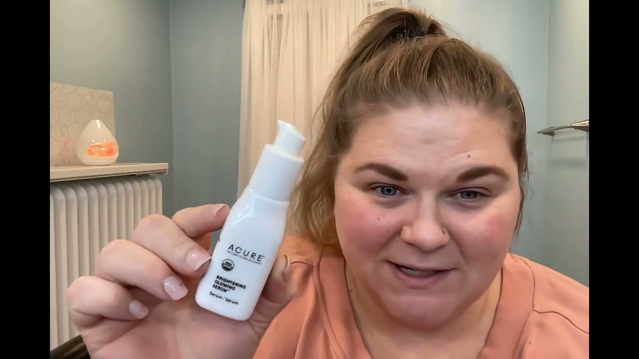 Acure brightening glowing serum REVIEW