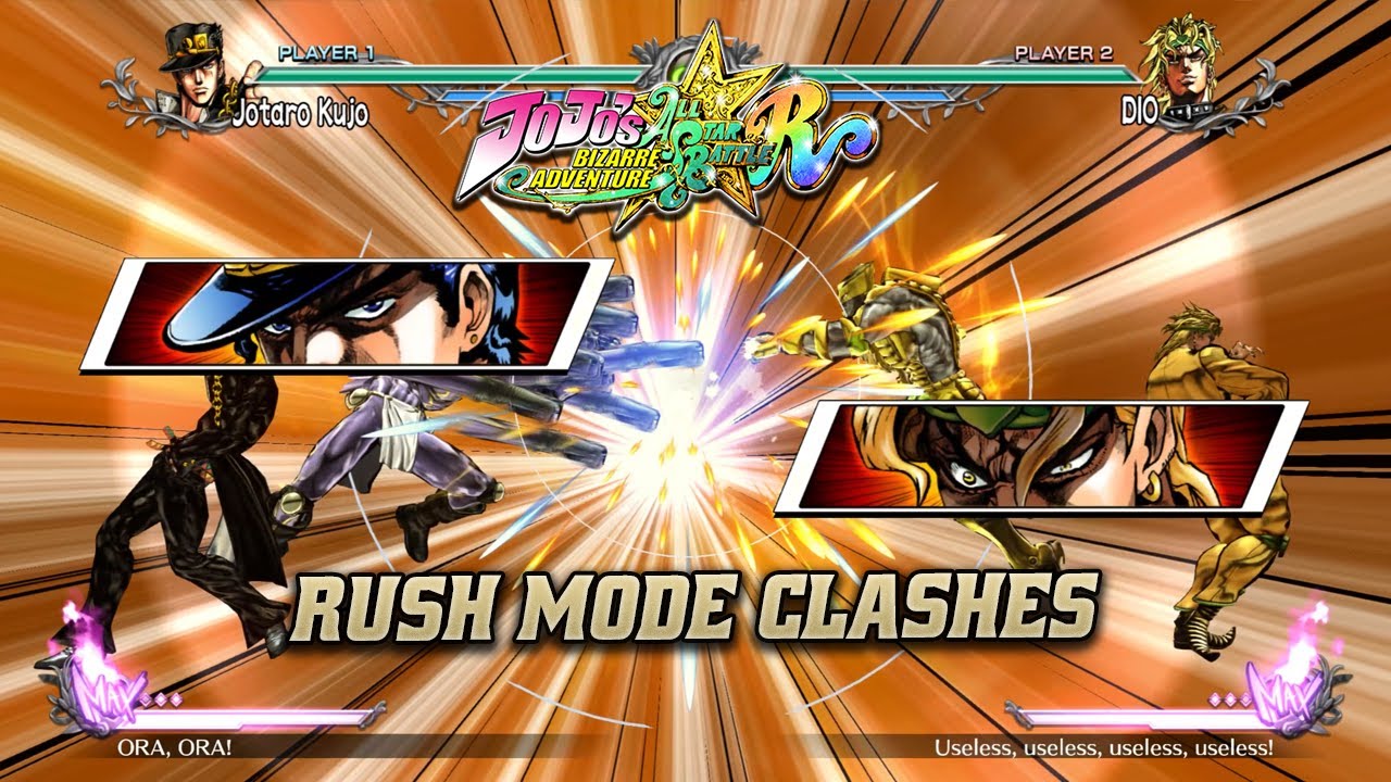 Rush Mode Clashes and Extra Unused Voices | JoJo's Bizarre Adventure: All-Star Battle R