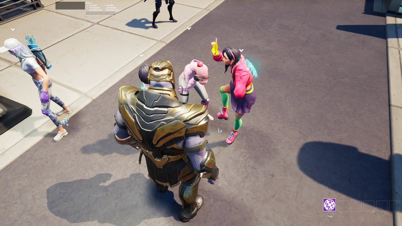 He Made Fun Of My Skin So I Put On THANOS In Party royale...