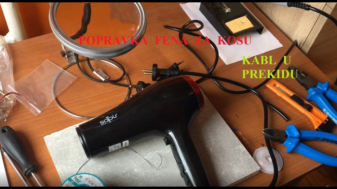Popravka fena za kosu marke Safir