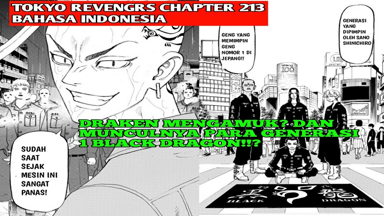 Tokyo Revengrs Chapter 213 Bahasa Indonesia | Munculnya Para Pendiri Black Dragon Generasi 1!?