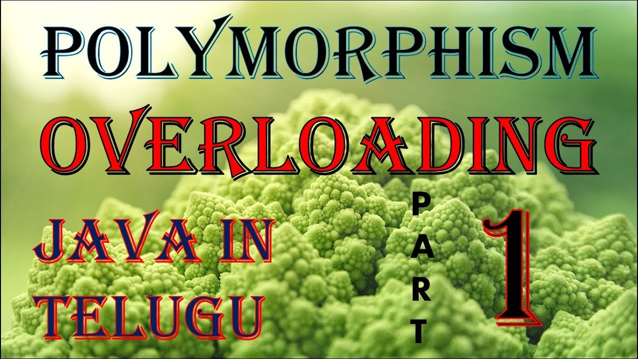 Overloading in java telugu Part 1 ||  Polymorphism in java telugu || Kotha Abhishek