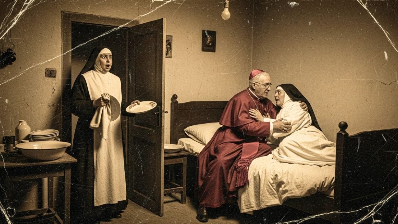 Cuando la Monja lavaba platos en Zacatecas, encontró al obispo abrazado con otra monja en la cama