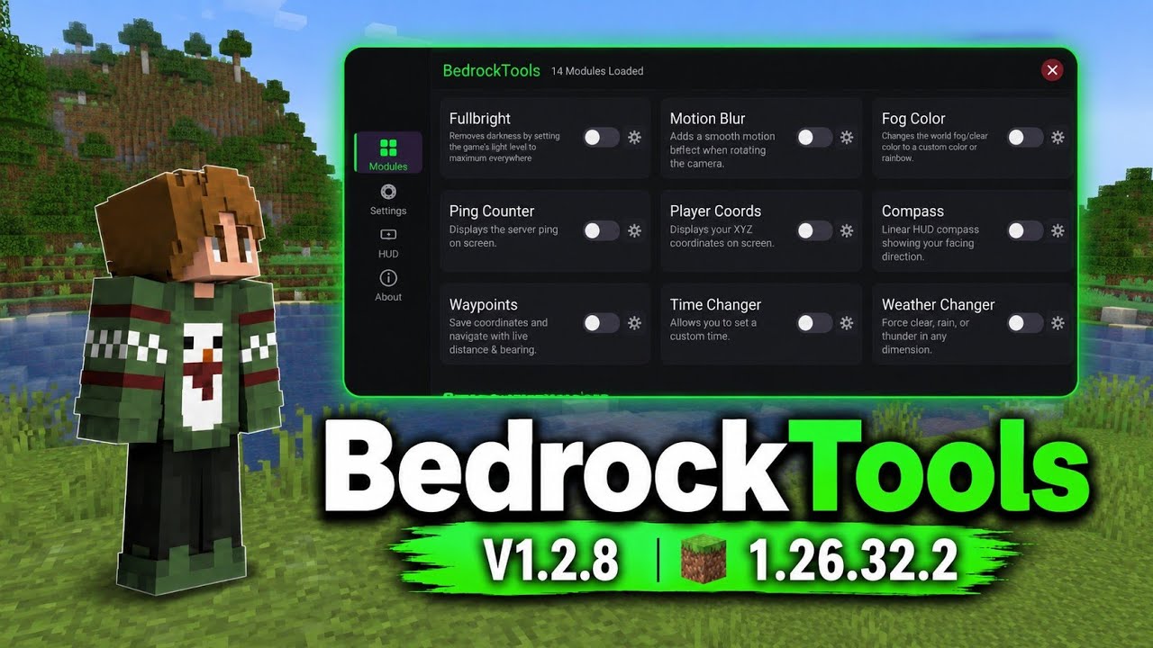 BedrockTools V1.2.8 For MCPE 26.32 | LeviLauncher For Minecraft