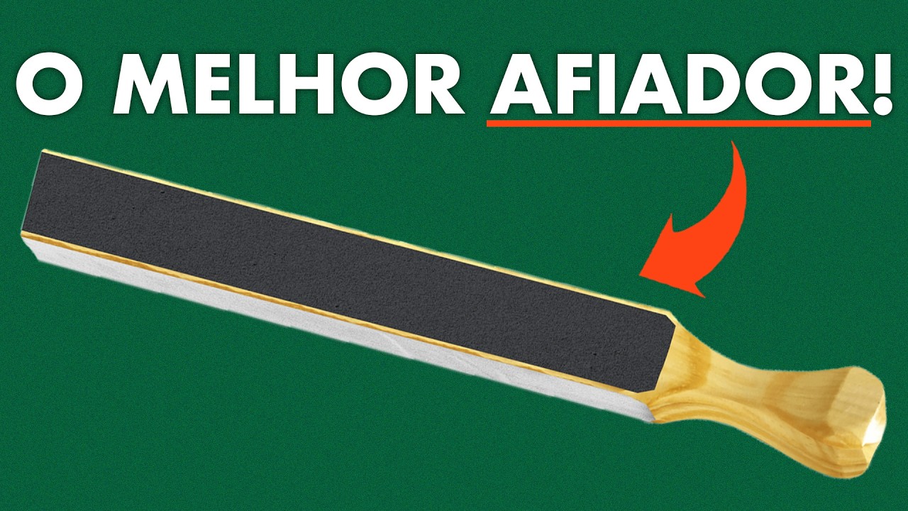 STROP DE COURO realmente AFIA a FACA?