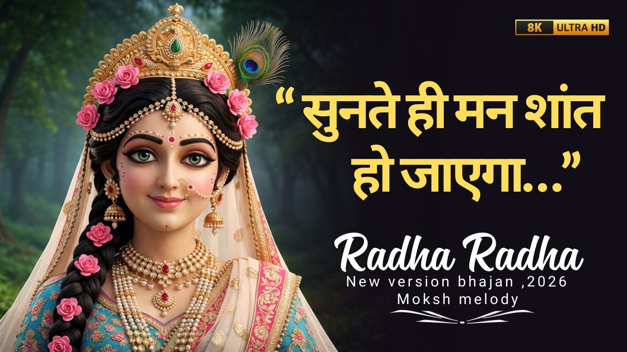 🌼 Soulful Radha Krishna Morning Bhajans 2026 | Divine Nonstop Krishna Bhakti Songs | Peacful Bhajan