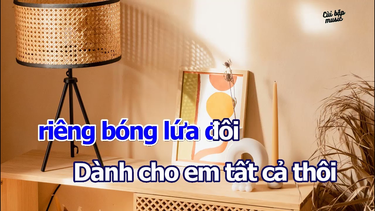 Những chuyện tình mong manh | karaoke tone nam _ style Giang Tử pre'75  | Cùi bắp music