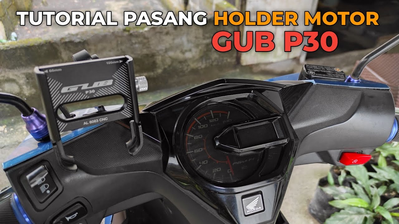 Pasang Phone Holder GUB P30 di Honda Beat - REKOMENDASI PHONE HOLDER TERBAIK!