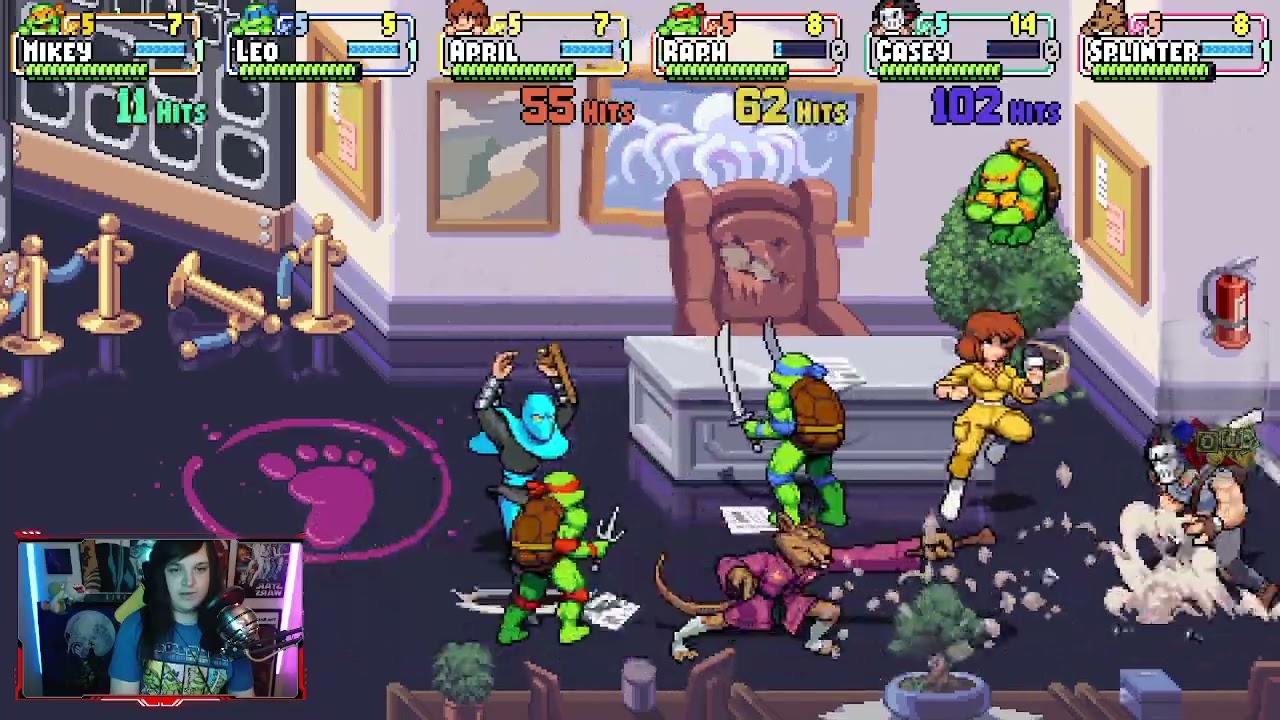 6-Player Speedrun! - TMNT: Shredder's Revenge | Arcade - 6P - Chill in 1:34:48