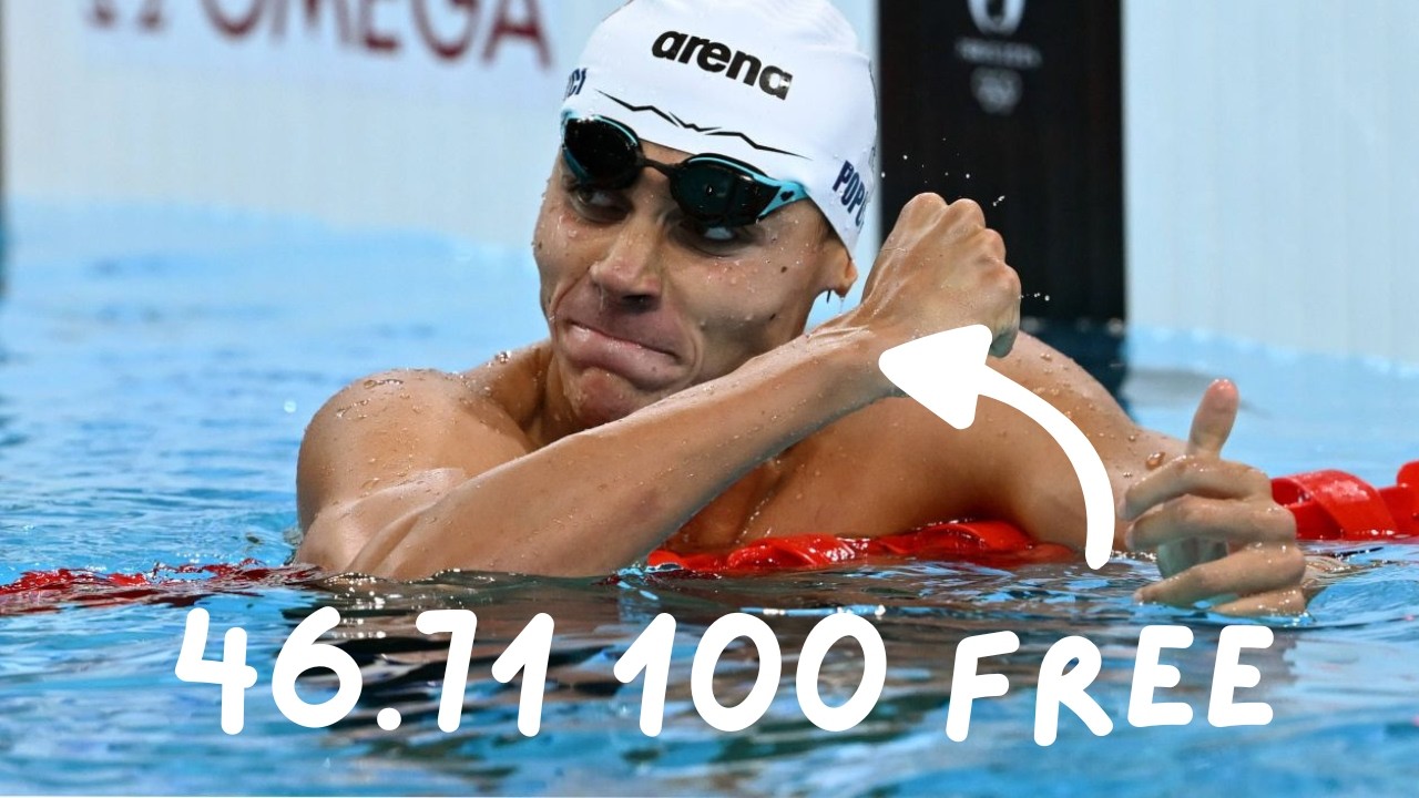 David Popovici Puts Pan Zhanle on Red Alert | 46.71 100m Freestyle European Record