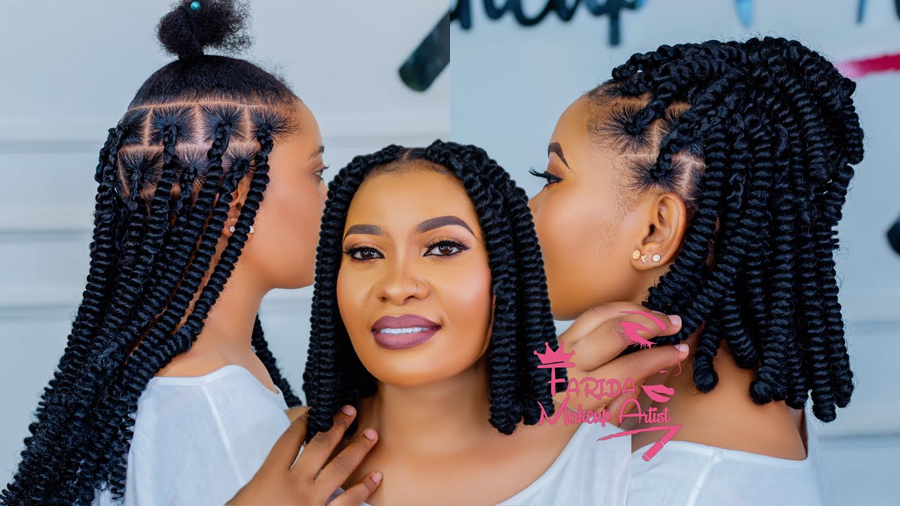 Jinsi ya kusuka SPRING TWIST / Easy Spring Twist Hairstyle For Beginners Friends