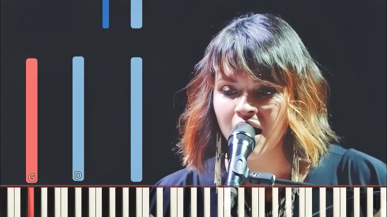 Norah Jones – Black Hole Sun (piano tutorial)