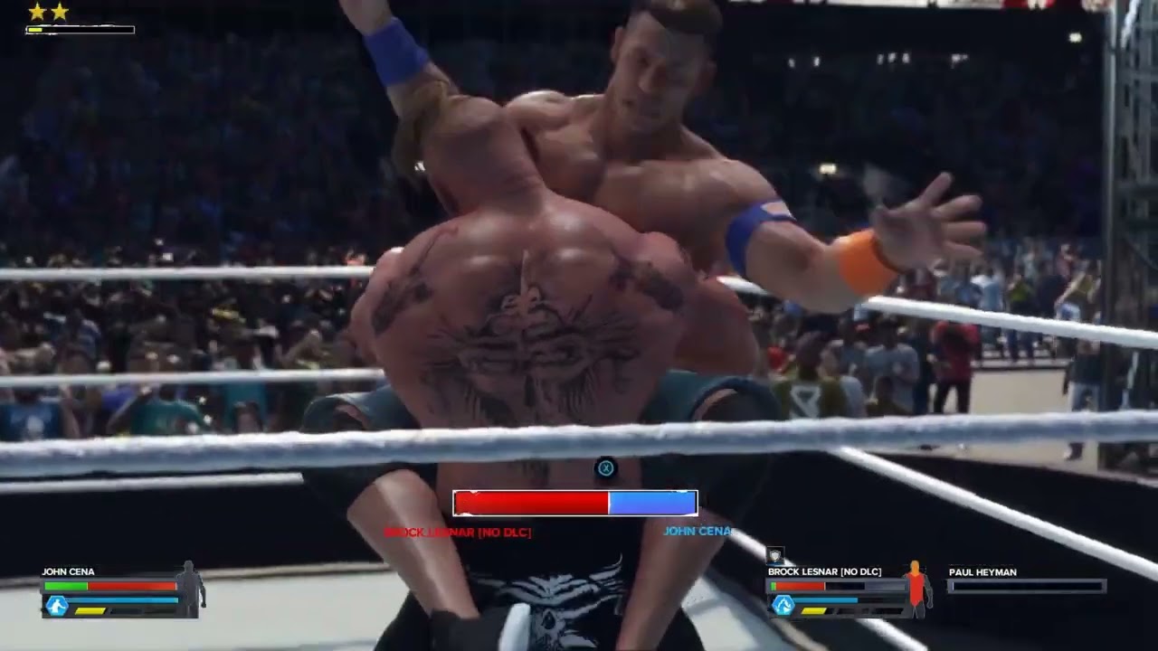JOHN CENA vs BROCK LESNAR 🔥 WWE 2K24 World Heavyweight Championship Showdown