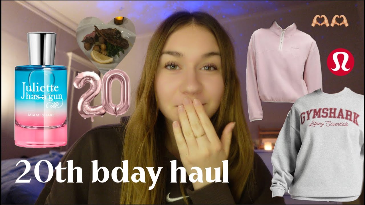 what i got for my twentieth bday 🫧⭐️💝 clothing, sephora,+more