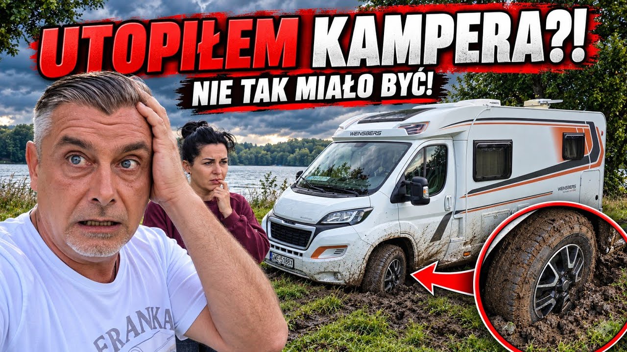 UTOPIŁEM KAMPERA?! Weekend z MEGA EKIPĄ zaczął się KATASTROFĄ!