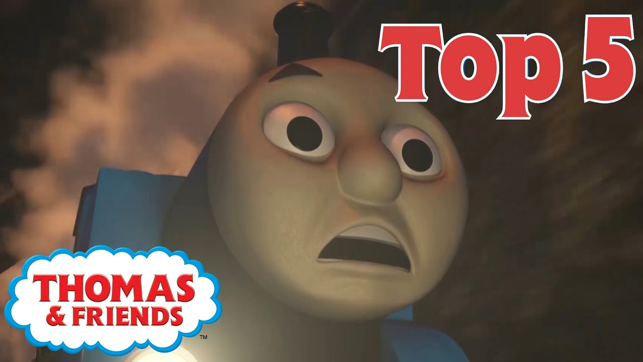 Thomas & Friends UK&trade; | Top 5 Crashes! | Best of Thomas Highlights | Thomas Top 5 | Kids Cartoon