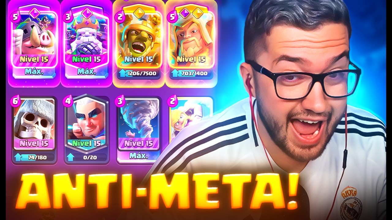 ESSE DECK ESTÁ DESTRUINDO O META ATUAL DO CLASH ROYALE!