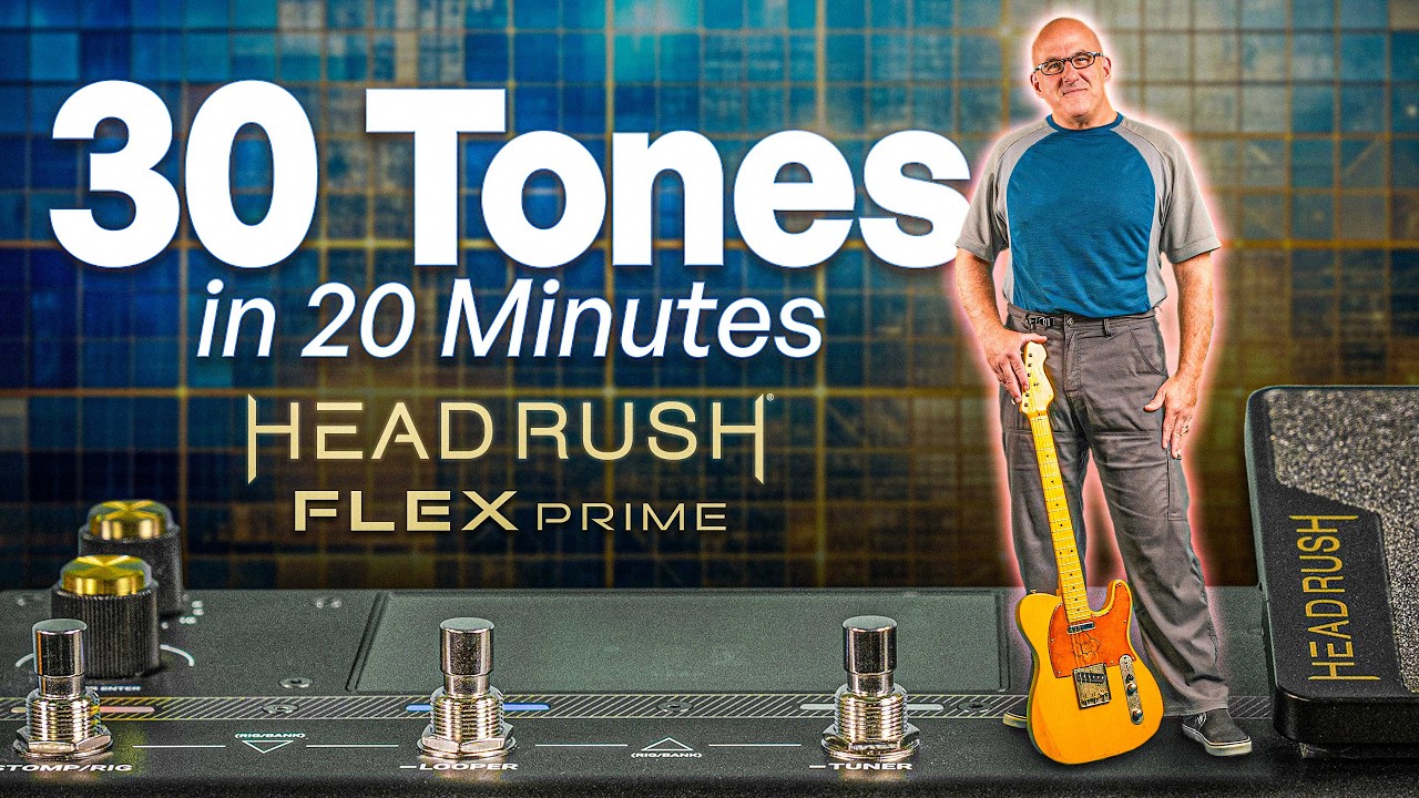 30 эпичных гитарных патчей на HeadRush Flex Prime — полное пошаговое руководство с чистым звуком!