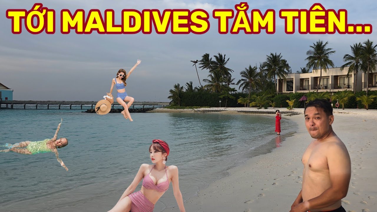 THIÊN ĐƯỜNG NGHĨ DƯỠNG MALDIVES ĐẸP CỠ NÀO? LẦN ĐẦU TIÊN CỞI ĐỒ TẮM BIỂN || Nick Nguyen 