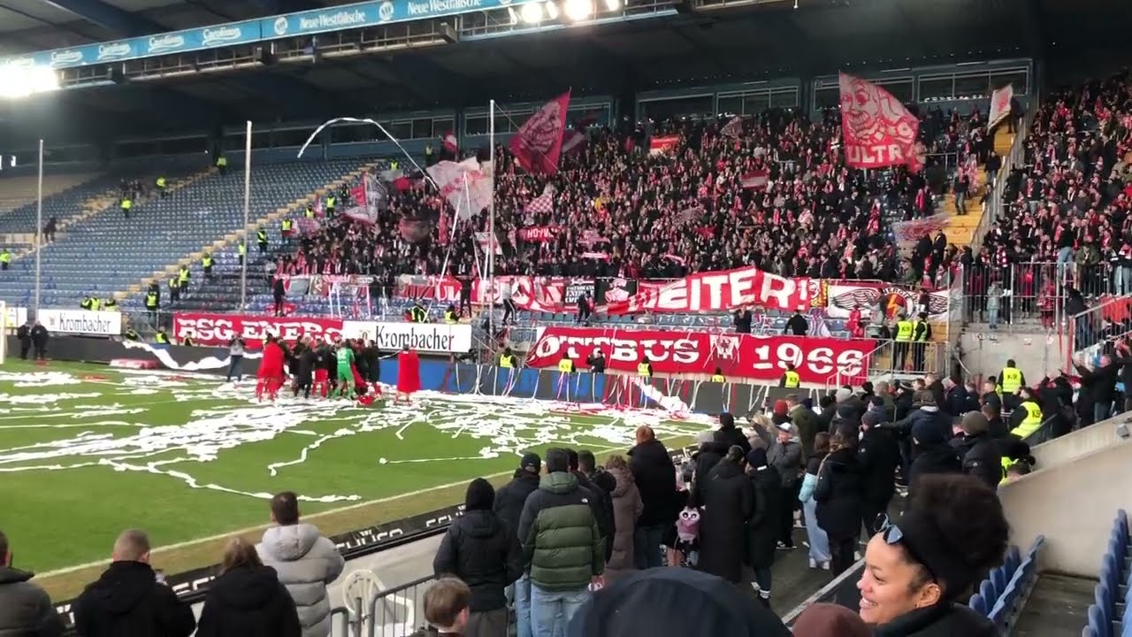 Arminia Bielefeld - Energie Cottbus 0:2 Support Cottbus Fans