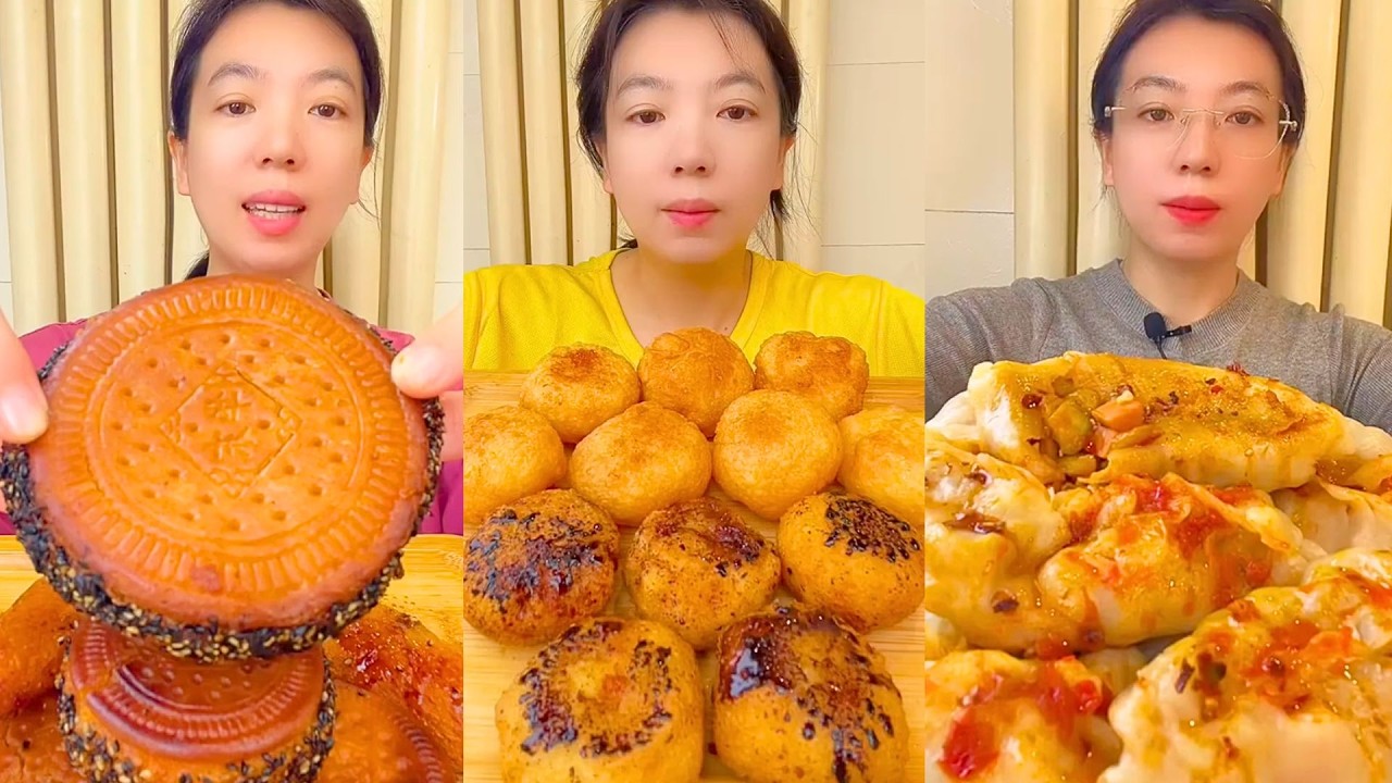 Traditional Chinese Homemade Food Eating Show | Buns Noodles & Desserts Mukbang #78