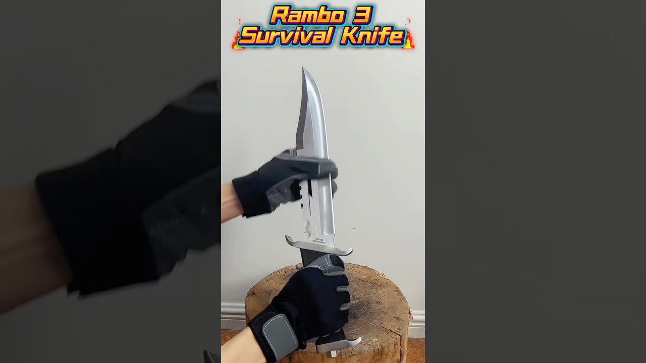 💥 Rambo 2-Signature Edition Knife ⚔️ Iconic Power & Legendary Design! 🔪