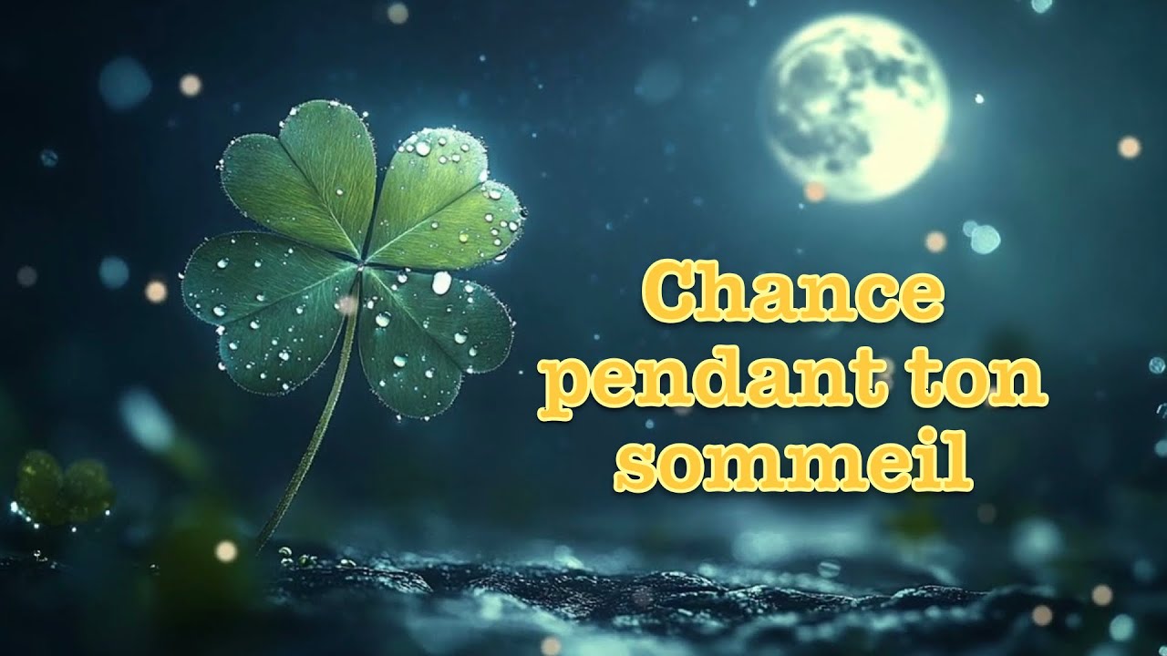Écoute cette musique pour attirer la chance pendant ton sommeil 🌕🍀