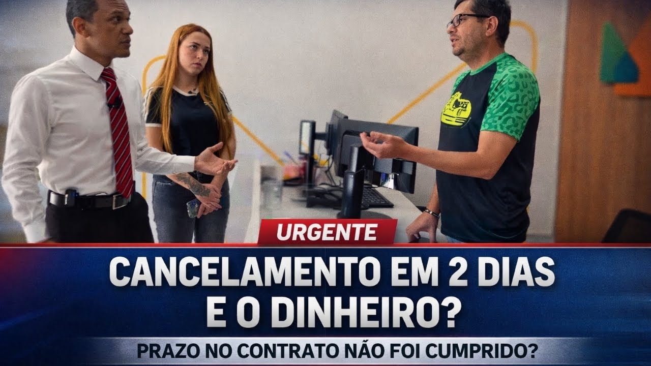 NÃO VOU APARECER”: TENSÃO DURANTE COBRANÇA DE REEMBOLSO
