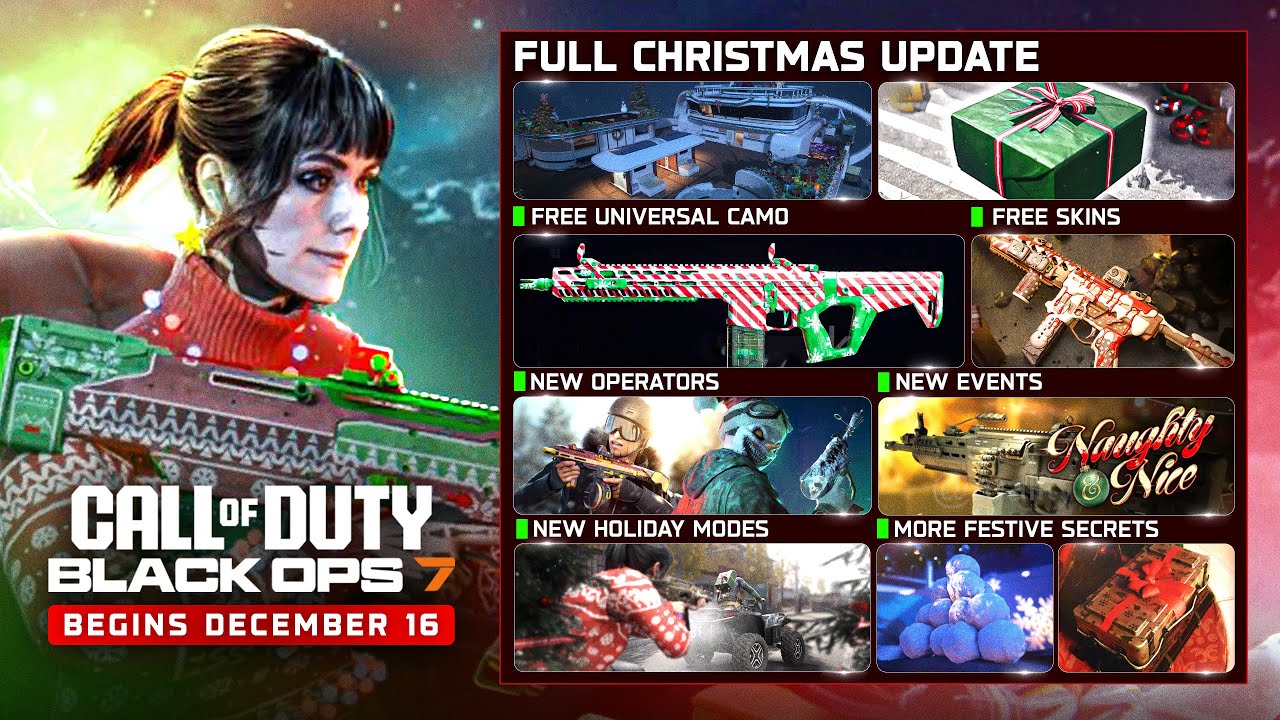 НОВОЕ рождественское обновление Black Ops 7, дорожная карта и контент...