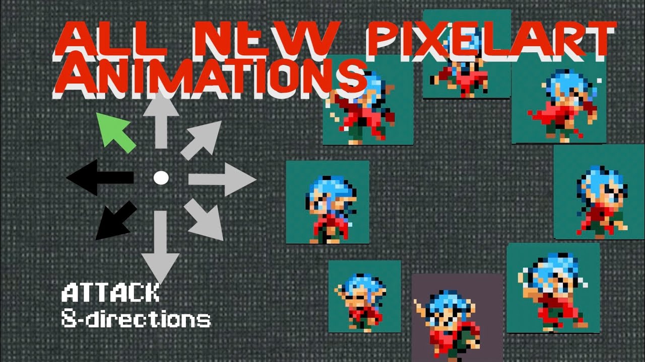 All new Walking and attack animations