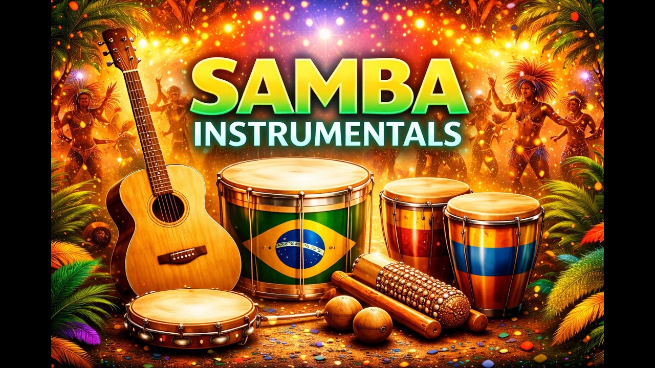 Samba Instrumentals Vibes, Brazilian Rhythm, Happy Energy, and Feel Good Grooves